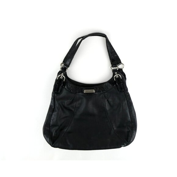 Coach Phoebe Black Leather Hobo Shoulder Bag 19250 - Picture 1 of 16